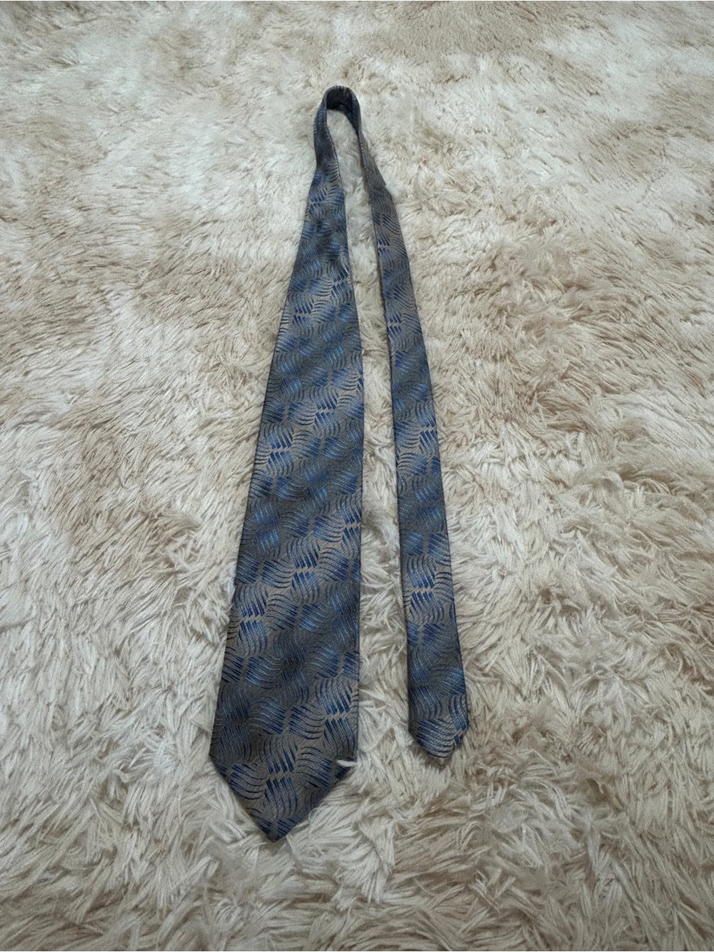 Pronto Uomo Blue Patterned Men's Tie
